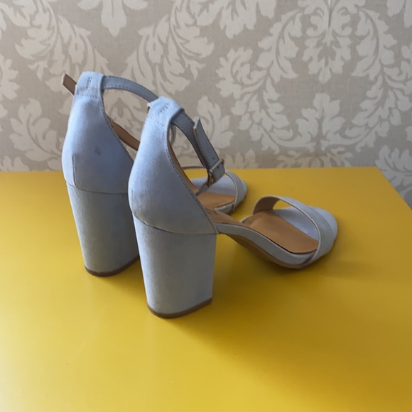Sugar Shoes - Sugar Baby blue Square block heels